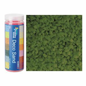 Glorex Hobby zandkorrels/kleine kiezelsteentjes - 3x - groen - 480 gram - vulmateriaal