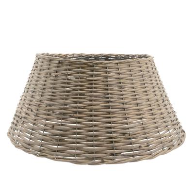 Kerstboomrok/kerstboommand - bruin - wilg hout - D70 x H28 cm - voor een kerstboom tot 240 cm