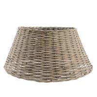 Kerstboomrok/kerstboommand - bruin - wilg hout - D70 x H28 cm - voor een kerstboom tot 240 cm