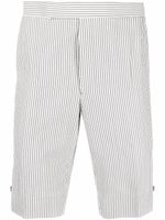 Thom Browne short à rayures - Gris - thumbnail