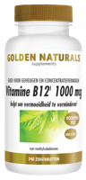 Golden Naturals Vitamine B12 1000mcg Zuigtabletten