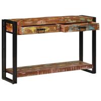Wandtafel Multikleur 120 x 33 x 75 cm massief gerecycled hout