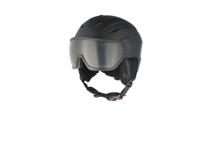 CRIVIT Skihelm met meekleurende skibril Premium (Zwart, M/L)