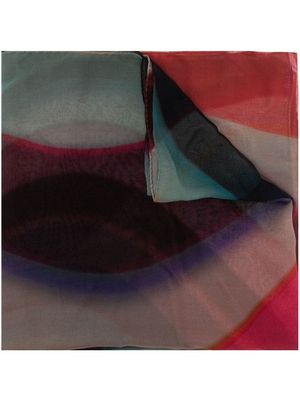 Paul Smith foulard Spray Swirl en soie - Multicolore