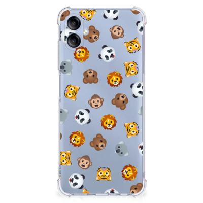 Doorzichtige Silicone Hoesje voor Samsung Galaxy A05 Dieren Emojis