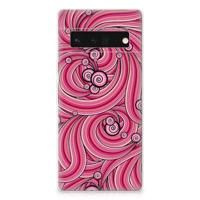 Google Pixel 6 Pro | Hoesje maken | Swirl Pink