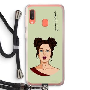 Pop-Art Creator: Samsung Galaxy A20e Transparant Hoesje met koord