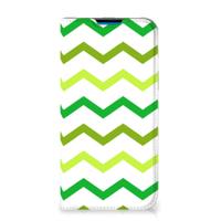 iPhone 14 Pro Max | Hoesje met Magneet | Zigzag Groen
