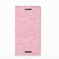 Nokia 2.1 2018 Smart Cover White Flowers