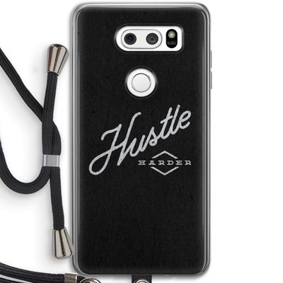 Hustle: LG V30 Transparant Hoesje met koord