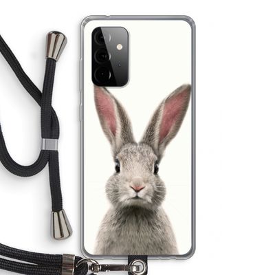 Daisy: Samsung Galaxy A72 5G Transparant Hoesje met koord