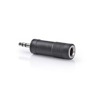 Nedis Stereo-Audioadapter | 3,5 mm Male | 6,35 mm Female | 1 stuks - CAGB22935BK CAGB22935BK - thumbnail