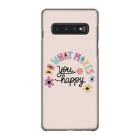 Happy days: Samsung Galaxy S10 4G Volledig Geprint Hoesje