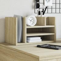 VidaXL Bureau organiser 44,5x24x25 cm bewerkt hout sonoma eikenkleurig VidaXL Bureau organiser 44,5x24x25 cm bewerkt hout sonoma eikenkleurig