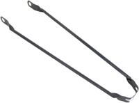 Spatbordstang 28" - mat zwart