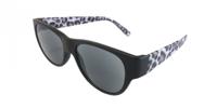 HIP Zonneleesbril Panter zwart/wit - +3.0