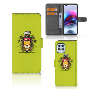 Motorola Moto G100 Leuk Hoesje Doggy Biscuit