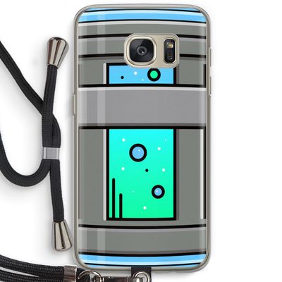 Chug Bottle: Samsung Galaxy S7 Transparant Hoesje met koord