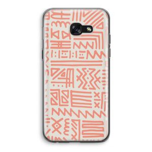 Marrakech Pink: Samsung Galaxy A5 (2017) Transparant Hoesje