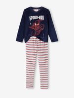 Marvel® Spider-Man jongenspyjama van fluweel marineblauw - thumbnail