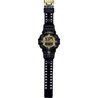 Casio GA-710GB-1AER Horloge Kwarts (l x b x h) 57.5 x 53.4 x 18.4 mm Zwart Materiaal (behuizing): Hars Materiaal (armband): Hars - thumbnail