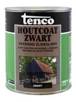 Houtcoat waterbasis zwart 1l verf/beits - Tenco