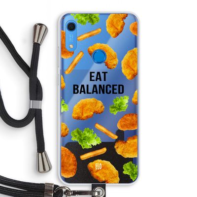 Eat Balanced: Huawei Y6s Transparant Hoesje met koord