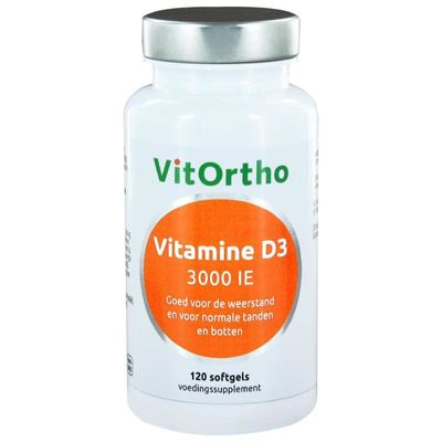 VitOrtho Vitamine D3 3000IE (120 softgels)