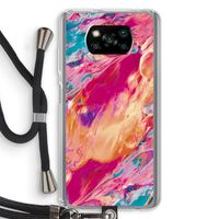 Pastel Echoes: Xiaomi Poco X3 NFC Transparant Hoesje met koord