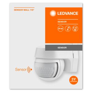 LEDVANCE SENSOR WALL 110DEG Passieve infraroodsensor (PIR) Bedraad Muur Wit