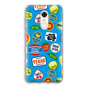 Fruitsticker: Xiaomi Redmi 5 Transparant Hoesje