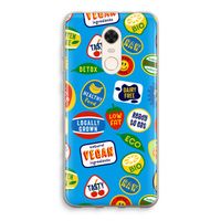 Fruitsticker: Xiaomi Redmi 5 Transparant Hoesje