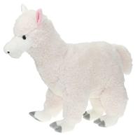 Pluche knuffel dieren Alpaca - 40 cm - wit - Speelgoed knuffels