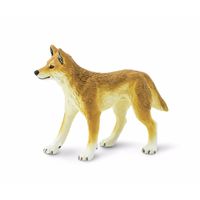 Plastic speelgoed figuur dingo wilde hond 10 cm   -
