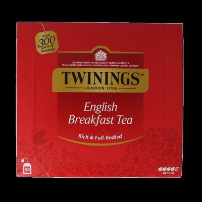 Twinings English breakfast envelop 50 Zakjes