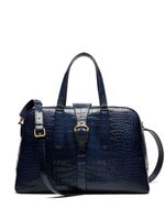 Bally Week Bowling leather holdall - Bleu