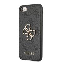 iPhone 7/8/SE (2020)/SE (2022) Guess 4G Big Metal Logo Hybrid Case - Grijs