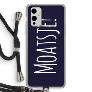 Moatsje!: OnePlus 9 Transparant Hoesje met koord