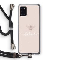 Be(e) kind: Samsung Galaxy A31 Transparant Hoesje met koord