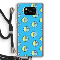 Visjes: Xiaomi Poco X3 NFC Transparant Hoesje met koord