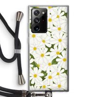 Summer Daisies: Samsung Galaxy Note 20 Ultra / Note 20 Ultra 5G Transparant Hoesje met koord