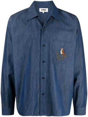 YMC Wray denim overhemd - Blauw