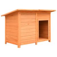 Hondenhok 120x77x86 cm massief grenenhout en vuurhout Hondenhok 120x77x86 cm massief grenenhout en vuurhout