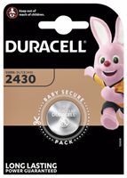 Batterij Duracell knoopcel 1xCR2430 lithium ÃƒËœ24mm 3V-280mAh - thumbnail