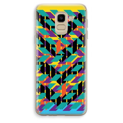Skew Bee 1: Samsung Galaxy J6 (2018) Transparant Hoesje