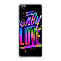 Only Love: Sony Xperia 1 III Transparant Hoesje