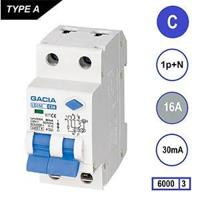Aardlekautomaat 16A C kar 30mA 2p GACIA - 4517842