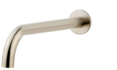 Wiesbaden inbouw-uitloop rond 30cm 1/2'' geborsteld staal Wiesbaden inbouw-uitloop rond 30cm 1/2'' geborsteld staal