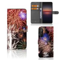Sony Xperia 1 II | Wallet Case | met Pasjes | Vuurwerk