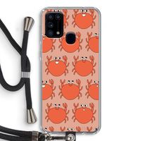 Krab: Samsung Galaxy M31 Transparant Hoesje met koord